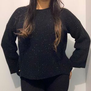 Sweater weather Michael Kors black sweater.
